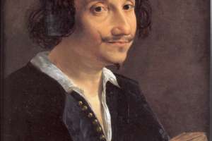 10. Angelo Caroselli, Ritratto di uomo con libro di Tacito, olio su tavola, sec. XVII, Milano, già Collezione Koelliker, ubicazione attuale ignota