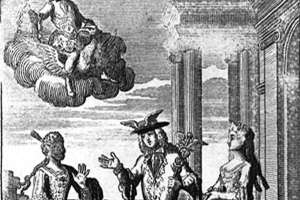 24. François de Poilly, Arlequin Thétis, in Alain-René Lesage e Jacques-Philippe d’Orneval, Le Théâtre de la Foire ou l’Opéra Comique, Paris, Ganeau-Gandouin, 1721, vol. I